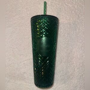 Starbucks Emerald Green 24 Oz Jeweled Tumbler Holiday 2022